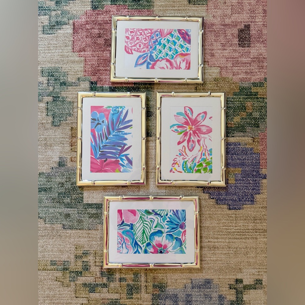 Instant Lilly Pulitzer gallery wall